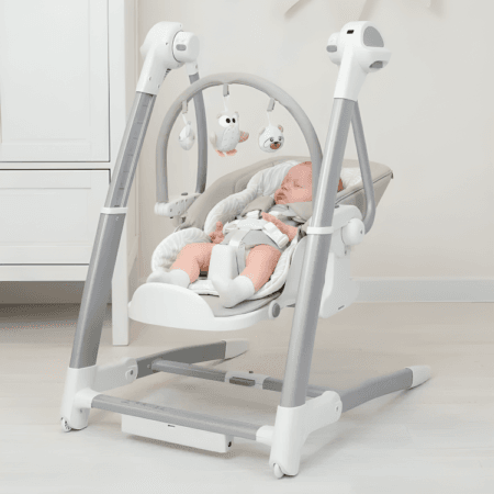 BabyEase 360 - Balanço Relaxante Inteligente 3 em 1